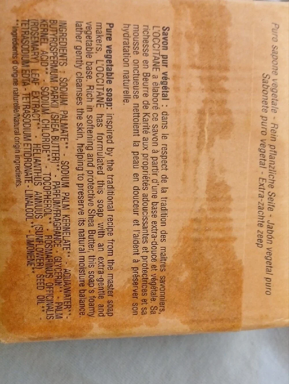 L'Occitane Lavender Extra-Gentle Soap - Creamy Beige